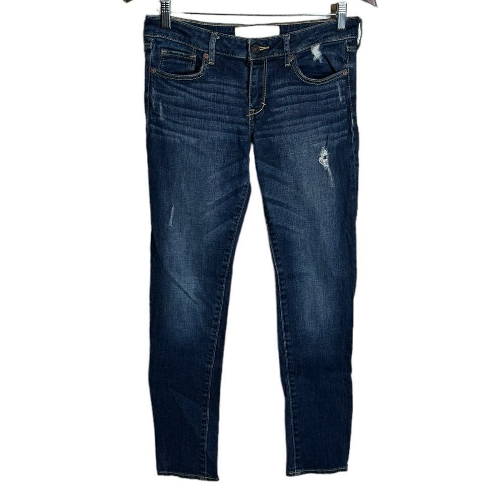Abercrombie & Fitch Dark Blue Ripped Jeans size 4S